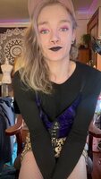 BlushPunkCherry's Sultry Black Lipstick Seduction: Jerking Off, Dildo Sucking & Cum Devouring