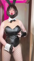 Cute Trap Bunny Girl's Solo Fun with Aoi Japanese Crossdresser