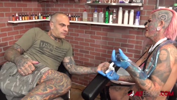 Sascha Ink's Tattooed Temptation: Big Boobs and a Blowout