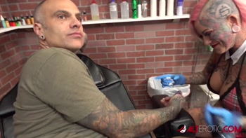 Sascha Ink's Tattooed Temptation: Big Boobs and a Blowout