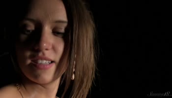 Lucy's Sultry Solo: Shaved, Oiled & Fondled in the Dark