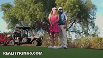 REALITY KINGS - Blonde Summer Vixen’s Golf Lesson Gets Wild With Big Cock Sucking, Cart Sex And A Juicy Facial