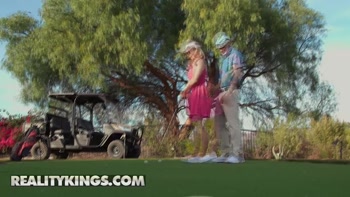 REALITY KINGS - Blonde Summer Vixen’s Golf Lesson Gets Wild With Big Cock Sucking, Cart Sex And A Juicy Facial