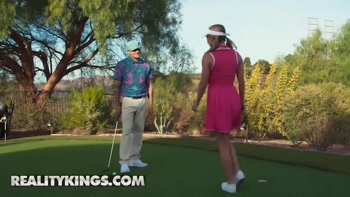 REALITY KINGS - Blonde Summer Vixen’s Golf Lesson Gets Wild With Big Cock Sucking, Cart Sex And A Juicy Facial