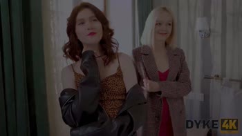 Hot Pearl's Russian Dyke Delight: Threesome Tease
