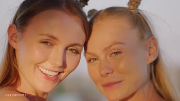 Nancy A's Sultry Sia Siberia Threesome: Outdoor Blonde Lesbian Seduction