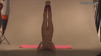 Mashka Pizdaletova's Flexible Beauty: Fit Gymnast Shows Off Saggy Tits & Stunning Body