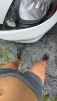 Running Princess Goes Wild: Public Flash in Sweltering Heat