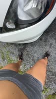 Running Princess Goes Wild: Public Flash in Sweltering Heat
