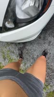 Running Princess Goes Wild: Public Flash in Sweltering Heat