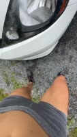 Running Princess Goes Wild: Public Flash in Sweltering Heat