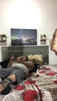 Tattooed Colombian cutie Caseritos_Latinas shares intimate cell phone solo