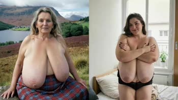 Bouncy Boobs Galore: Hairy BBW's Big Tit Solo Fun
