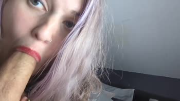 xDaddysLittleSlutsx - DaddysLittleSlutsx: Homemade Wife Blowjob Facial Frenzy