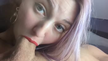 xDaddysLittleSlutsx - DaddysLittleSlutsx: Homemade Wife Blowjob Facial Frenzy