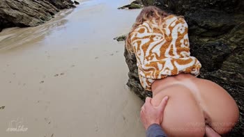 Noratheo's Beachside Seduction: Caught Fucking in the Open!