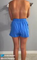 Dayytripper's Morning Ritual: College Teen (18+) Gets Ready for a Workout