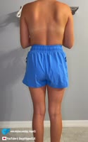 Dayytripper's Morning Ritual: College Teen (18+) Gets Ready for a Workout