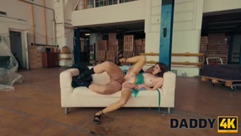 DADDY4K. My pussy got too wet when he caught us...