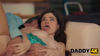 DADDY4K. My pussy got too wet when he caught us...