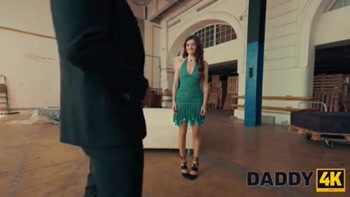 DADDY4K. My pussy got too wet when he caught us...