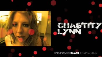 Chastity Lynn Blindfolded, Double Teamed by BBCs in Sensual Threesome