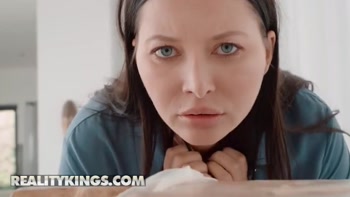 REALITY KINGS - Sexy MILF Anna Polina Finds A Used Condom Then Shows Her Man Who Owns His Cock
