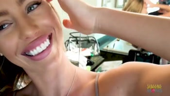 Nicole Aniston gets fizzed after sucking a cock and fucking