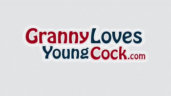 62-year-old Bianca sucks and fucks a big, young cock