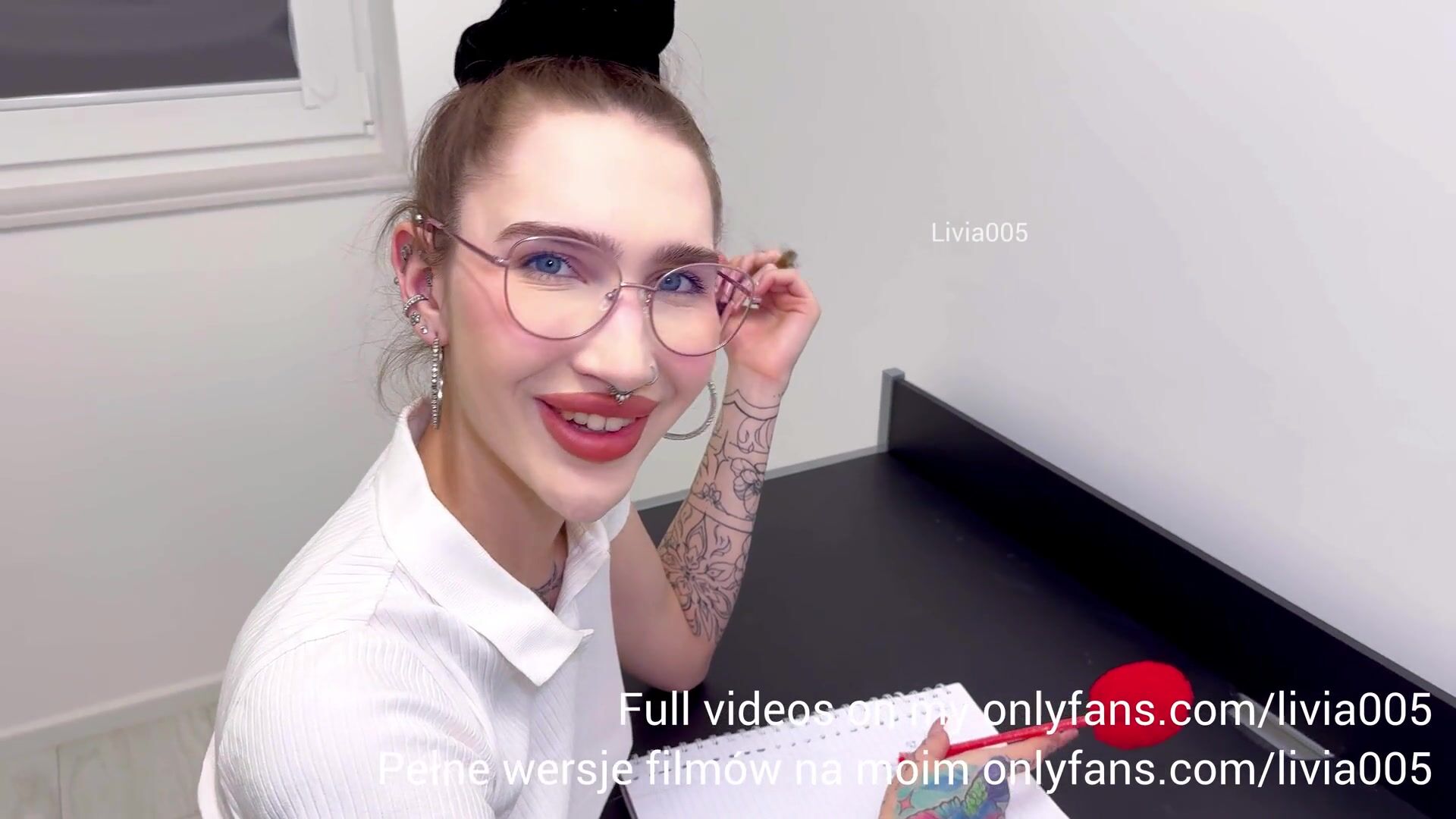 He Fucked his Teacher and made her Lick his Cum from the Desk