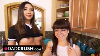 Step Daughter Seems Hesitant To Suck Her Stepdad’s Dick, But She Goes For It Anyway - DadCrush
