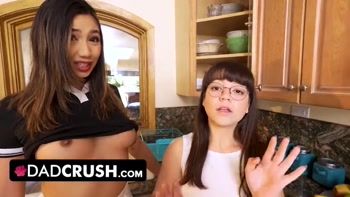Step Daughter Seems Hesitant To Suck Her Stepdad’s Dick, But She Goes For It Anyway - DadCrush