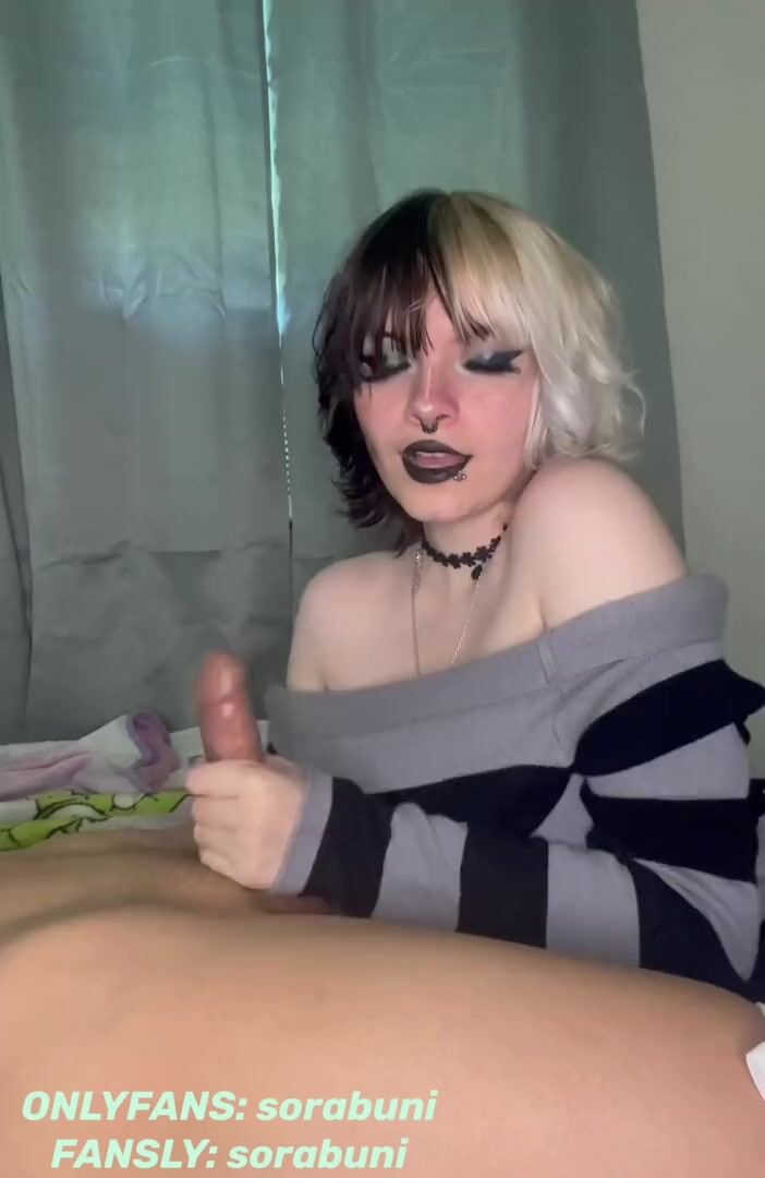 Goth Slut Sucks and Fucks