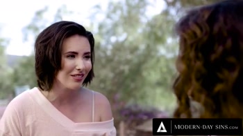 MODERN-DAY SINS - Lesbian Arabelle Raphael’s Secret Affair With GF Casey Calvert & Her Ex - PART 1
