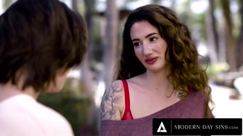 MODERN-DAY SINS - Lesbian Arabelle Raphael’s Secret Affair With GF Casey Calvert & Her Ex - PART 1