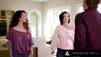 MODERN-DAY SINS - Lesbian Arabelle Raphael’s Secret Affair With GF Casey Calvert & Her Ex - PART 1