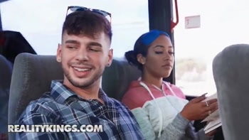 REALITY KINGS - Lexi Victoria Tempts Kai Jaxon With Her Big Tits And Rides Him On The Bus For A Wild Trip