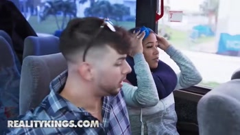 REALITY KINGS - Lexi Victoria Tempts Kai Jaxon With Her Big Tits And Rides Him On The Bus For A Wild Trip
