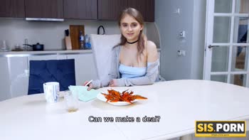 Martin Spell Seduces Step-Sister in Sizzling Blonde Blowjob