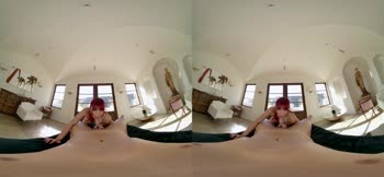 Mina Luxx's Teen (18+) Nympho Fantasies Unleashed in 3D VR