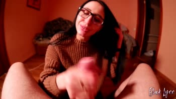 Black Lynn's Sensual POV Blowjob: A Nerdy Girl's Intimate Gift