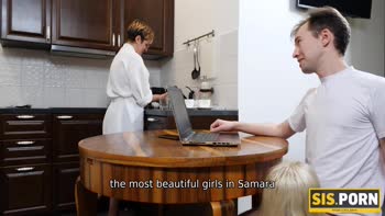Stepbrother's Naughty Surprise for Cute Stepsister Nikki