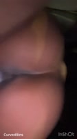 Curved9ins' Super Creamy Ebony Pussy Rides My BBC