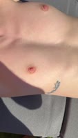 Sun-Kissed Seduction: A Blonde's Outdoor BJ Ends in Creamy Facial