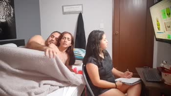 GiaMartin's Steamy Threesome with Boyfriend & Friend: Real, Romantic Sex