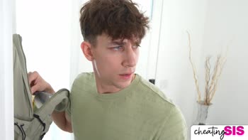 Demi Hawks' Petite Pussy Devoured by Stepbro's Hung Cock