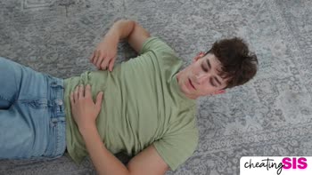 Demi Hawks' Petite Pussy Devoured by Stepbro's Hung Cock