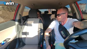 Ghomestory's Taxi Ride Turns Rough: Deep Throat Fuck in HD
