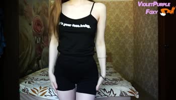 VioletPurpleFoxy - Violet's Virgin Orgasm: Nipple Play Solo Delight
