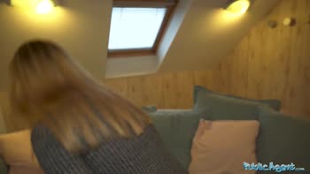 Glasses-Wearing Blonde MILF Offers POV Ride to Her Big Cock Lover